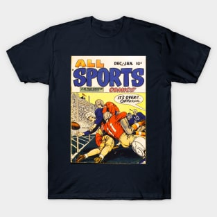 VINTAGE WINNERS TOUCH DOWN  AMERICAN FOOTBALL  PLAYERS T-Shirt